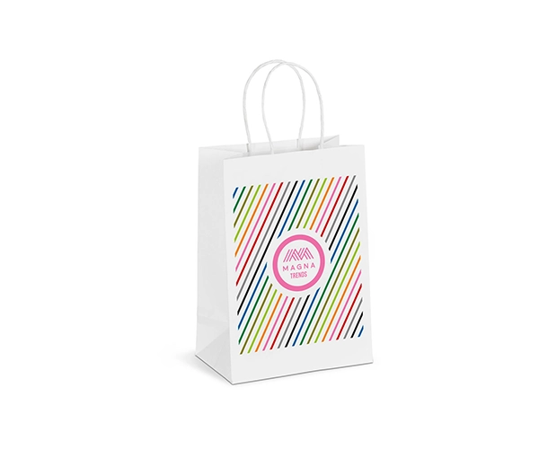 Custom White Kraft Bags