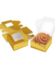Gold Bakery Boxes