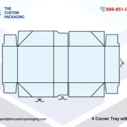 4 Corner Tray with Lid