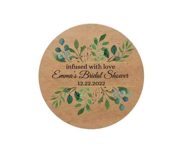 Custom Kraft Stickers