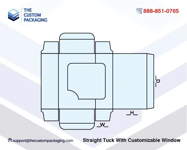 Straight Tuck With Customizable Window