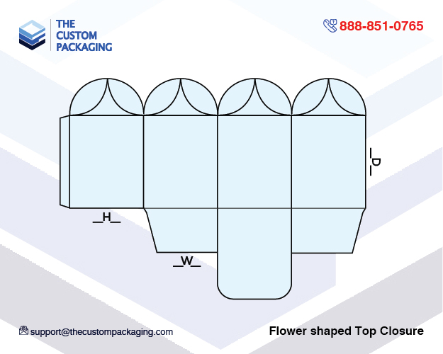 Flower Shaped Top Closure
