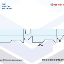 Front Cut out Display Tray