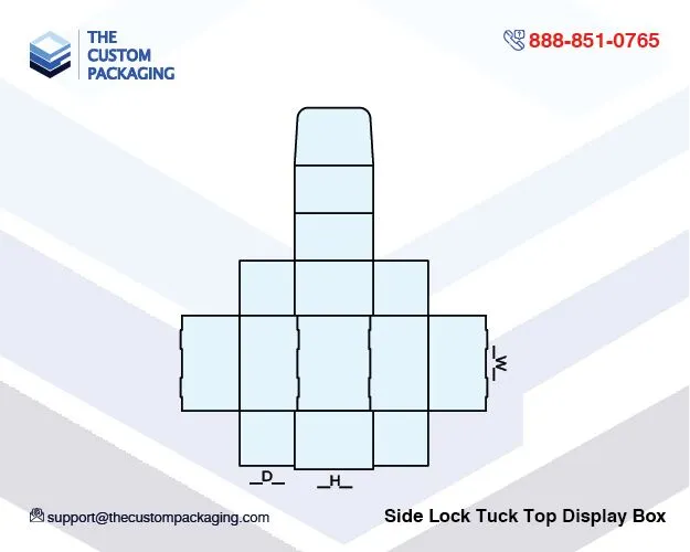 Side Lock Tuck Top Display Box