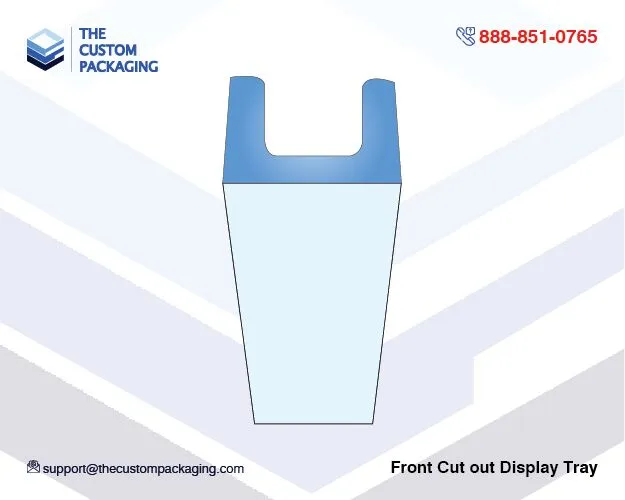 Front Cut out Display Tray